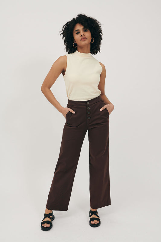BUTTON TROUSERS